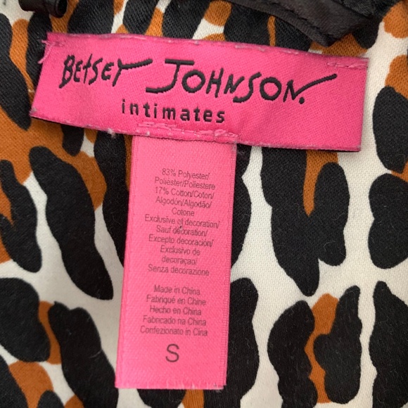 Betsey Johnson Leopard Print Pajama Set S - Picture 3 of 7
